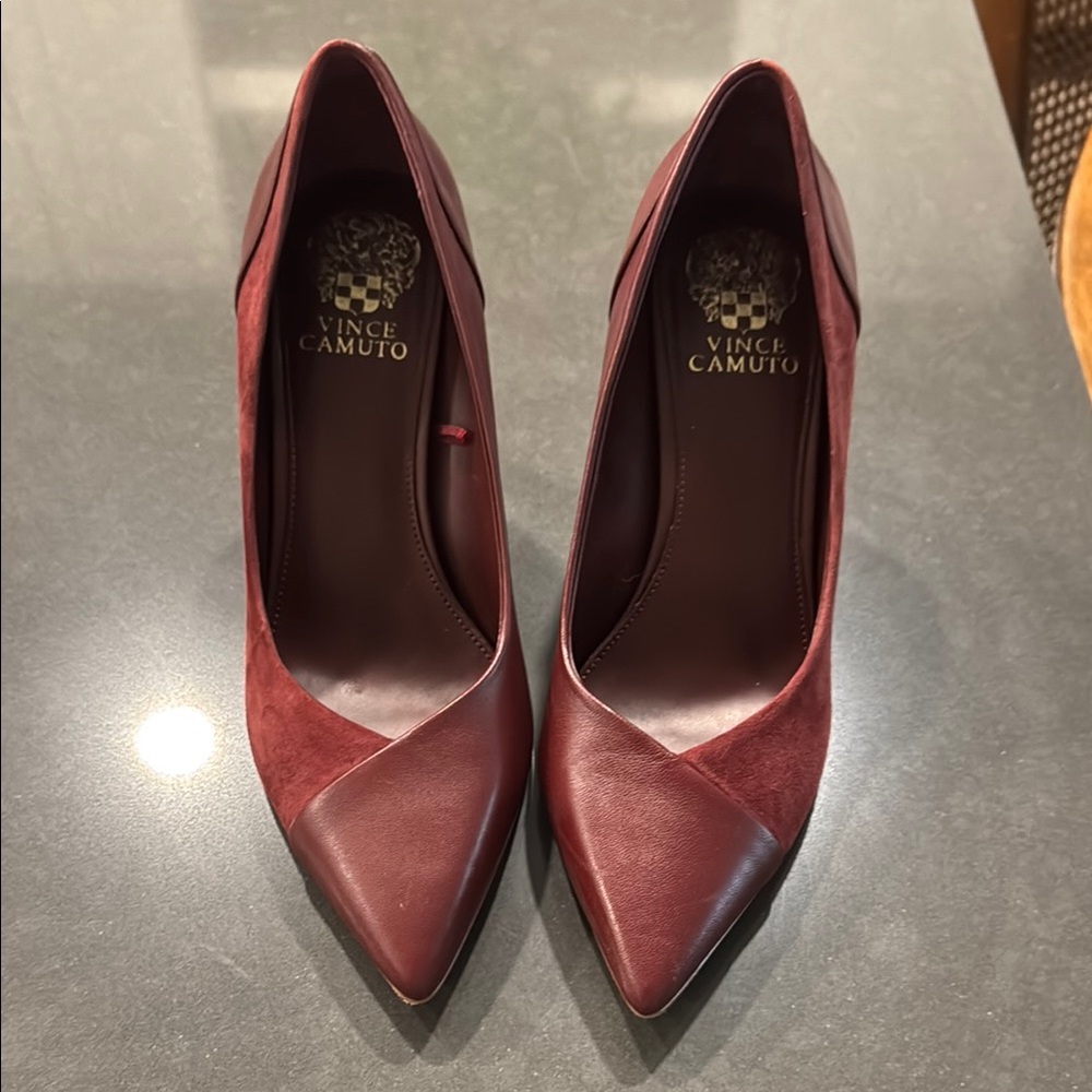 Vince Camuto Burgundy Heels